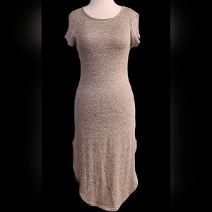 NWT TMG New York size L gray dress